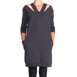 MM6 Super Soft Open Shoulder Dress